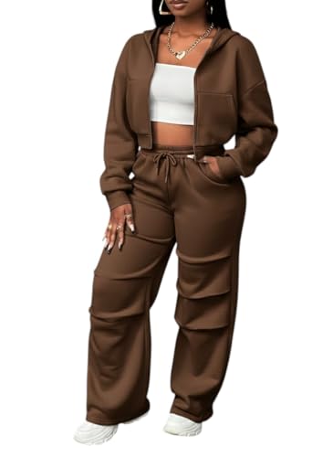 Image of Q - RIOUS Women's Baggy Mid Waisted Lounge Sweat Pants with Drawstring Athletic Flared Joggers with Pockets