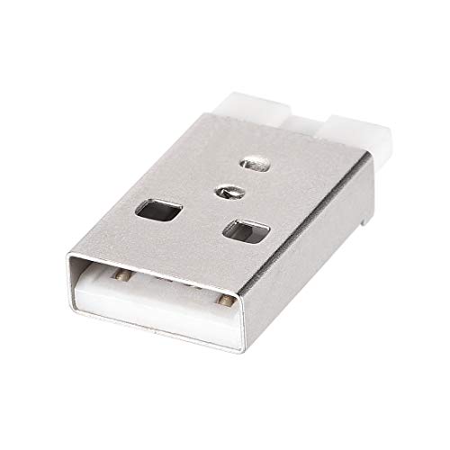 uxcell 20PCS USB 2.0 Tipo A Conector Macho miniatura 3