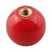 Ball Nut for Lathe Equipment, Ball with Brass Core, Machine Tool Handle Replacement for Industrial Equipment, Woodworking Machinery and(M5-20Red)