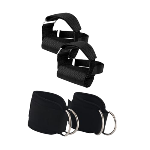 Colaxi 2X Ankle Strap for Dumbbells Feet Dumbbell Attachment Tibialis Trainer Ankle Weights Leg Lift Exercise Equipment Foot Straps, Upgrade