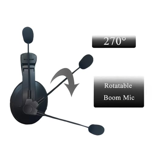 Image of RENMAX PTT Headphone Wired with 2-Pin K Type Connector 2.5mm & 3.5mm Audio Jack Earphone with Microphone Handsfree Support Suitable for Models VU-5R, BF-88S etc (Pack of 1)