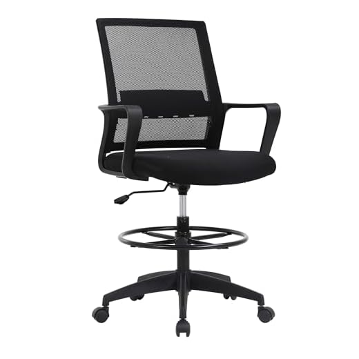BestOffice Tall Drafting Chair with Footrest