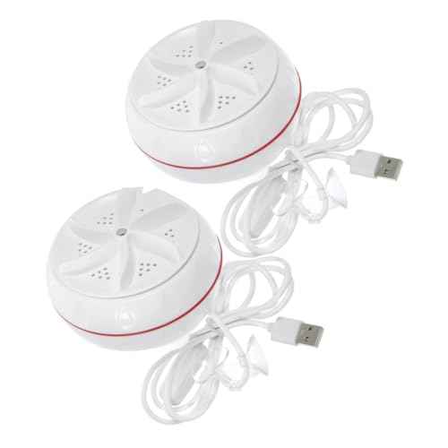 Homoyoyo 2Piezas Mini Portátil de Uds USB Dormitorio y Hogar y Silenciosa y Camping