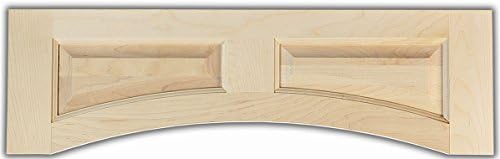 Castlewood 30" Arched Raised Panel Valance - Maple - 1