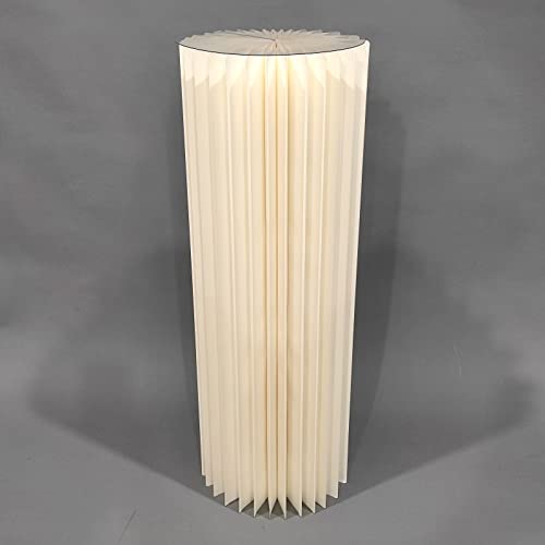 Piliers cylindriques en papier blanc 80 cm pour la décoration événementielle