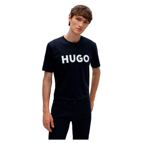HUGO Dulivio 10229761 01 Camiseta para Hombre, Azul (N Dark Blue...
