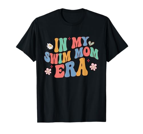 In My Swim Era Retro Groovy Swimming T-Shirt