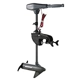Newport Kayak Series 55lb Thrust Transom Mounted Saltwater Electric Trolling Motor w/LED Battery Indicator (24' Shaft)