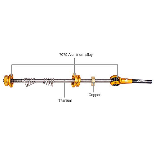 Espeto de liberação rápida, Romacci Espeto de liberação rápida do eixo da bicicleta de montanha, cub