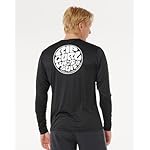 Rip Curl Mens Icons of Surflight Long Sleeve Loose Fit UPF 50 Rashguard - Image 2