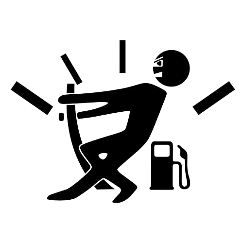 pegatina x2 deposito sticker gasolina graciosa coche moto camion