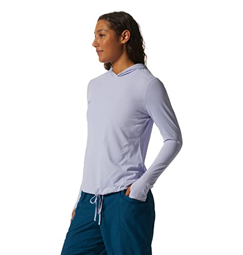 Mountain Hardwear Moletom com capuz feminino Standard Crater Lake LS, Vinca, PP