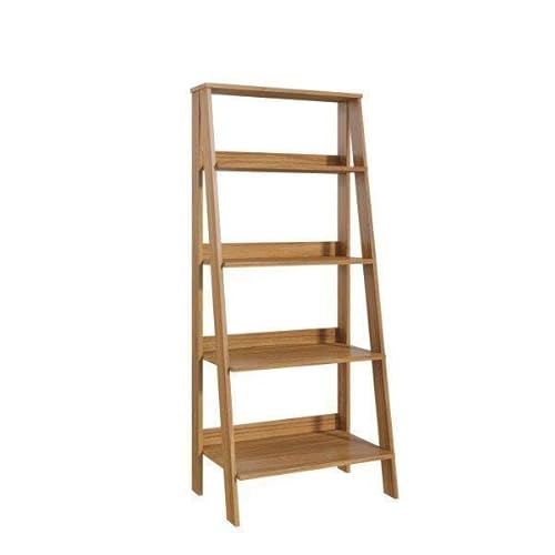 Estante para Livros Escada 4 Prateleiras Tok Yescasa Noce MIlano