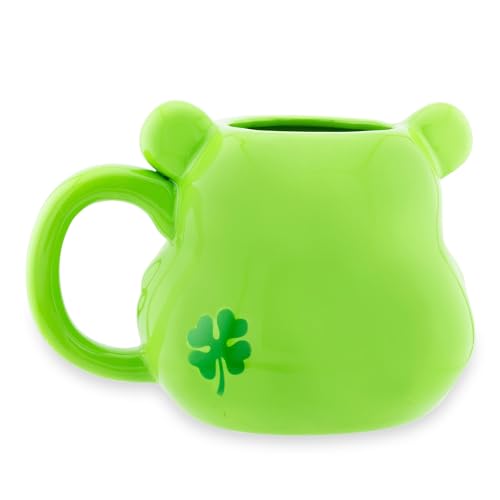 Silver Buffalo Care Bears Good Luck Bear 3D Sculpted Ceramic Mug | Large Coffee Cup For Tea, Espresso, Cocoa | Holds 20 Ounces