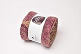 Vintage Filz: Zweifarbiges Topfband im angesagten Vintage- Look: 75% Schafschurwolle / 25 Jute Dicke: 8mm