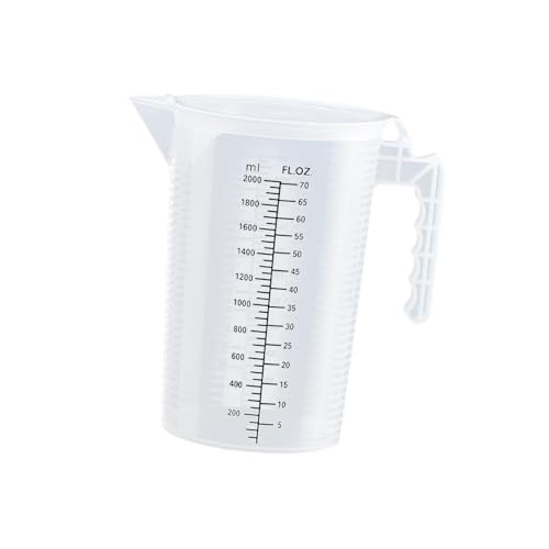 La Mejor Recopilación de Vasos y jarras medidores los 10 mejores. 49 Juego de tazas medidoras portátiles para medidas de cocina, 2L