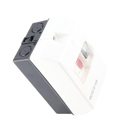 TOPINCN Disjoncteur de Moteur étanche, qualité IP55, Protecteur Résistant à L'eau pour le Contrôle des Surcharges du Moteur électrique 9-14A 220V/380V