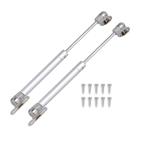 JZK 2X Gas Hydraulic strut Stay Lift Hinge Piston arm Damper 80N for Heavy Flap Door, Soft Close lid Support for Large Toy Box lid, Cupboard Door, Storage Chest lid