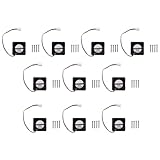 Spec: 5V, réglage PWM Qomcsrl 10X pour Ventilateur de Refroidissement Nano 5V, 4PIN Anti-Retour, Réglage de la Vitesse PWM, Air de Refroidissement Puissant