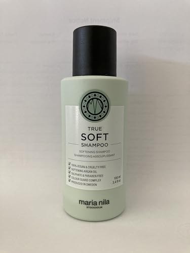 Maria Nila True Soft Shampoo 100 ml - For Dry Hair that Moisturizes and Strengthens Hair Structure. 100% Vegan. Sulfate-free and Paraben-free. - Image 6
