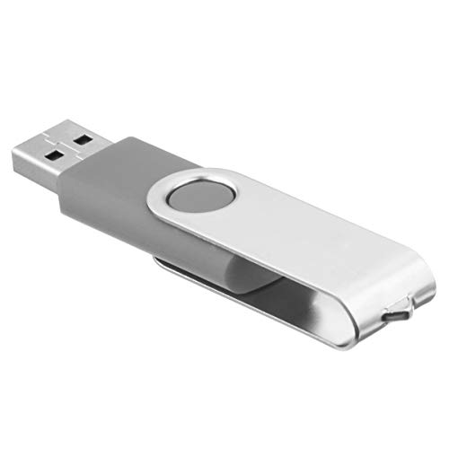Image of 1GB USB Flash Drive 1PCS EASTBULL USB 2.0 Drive Swivel USB Stick Memory Stick Metal Pen Drive (Grey)