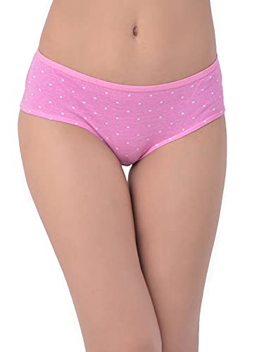 Image of Clovia Women's Cotton Mid Waist Polka Print Hipster Panty