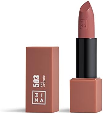 3INA MAKEUP - The Lipstick 114 - Jasnobrązowy pomadka z witaminą E i masło Shea -wysokie krycie z wygodną teksturą - magnetyczną nasadką - Wysoko krycie - Vegan - Cruelty Free