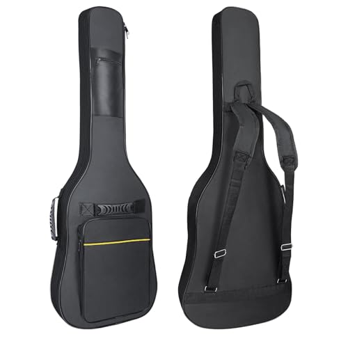 HOHIYO Étui pour Guitare électrique 0,27 Pouce Sac pour Guitare électrique 39 40 41 Pouces Sac à Dos imperméable avec Rembourrage épais (Electric Guitar...