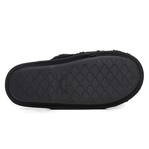 Image of Laura Ashley Ladies All Over Plush W /Memory Foam Slippers