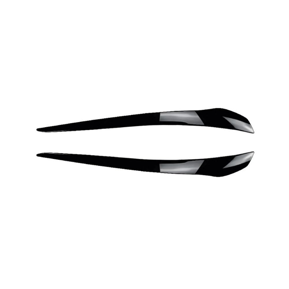 CAKERS Car Headlight Eyebrows,Compatible with BMW 3 Series E92 E93 LCI 2009–2012,Eyebrow Cover,black