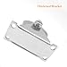 Stainless Steel V Groove Roller Gate Track Roller Heavy Duty Sliding Gate Wheels Double Bearing Garage Door Pulley Solid Bracket Plate Casters for Rolling Gate Industrial Machines 2pcs 3in