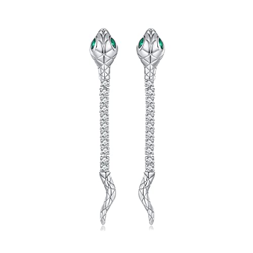 Boucles d'oreilles serpent délicates à offrir comme cadeau d'anniversaire idéal