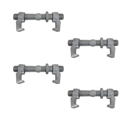 Mytee Products SEA RAIL Shipping Container Bridge Fittings Clamp- 380 mm Clamp (4 Pack)