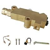 PV2 Brass Disc/Drum Disc Front Drum Rear Brake Proportioning Valve & Mount Bracket Connector Kit, Compatible with for Chevy Buick Classic Car & Truck, Replace part 172-1353