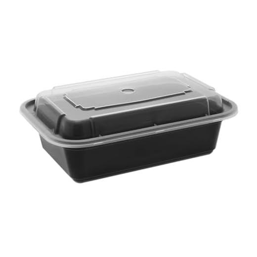 Pactiv [20 Sets] Meal Prep Containers with Lids, Food Storage, Take Out, Lunch Box, Portion Control, Microwave/Dishwasher/Freezer Safe, BPA Free, Factory Sealed, Made in USA (24 OZ - Medium)