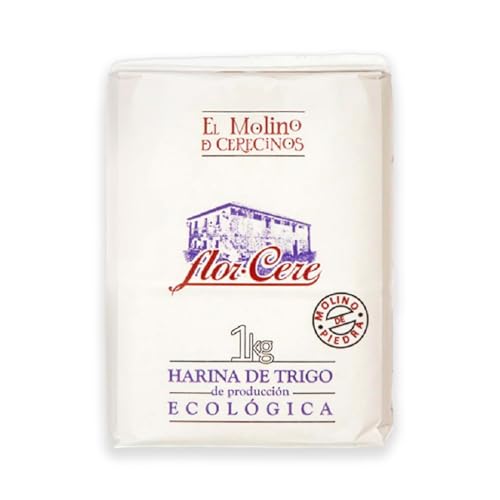 Harina Tradicional Zamorana - Harina de Trigo Ecológica W200 1 Kg - Harina de Fuerza Ecológica para Masas Madre y Panaderia Especial - Sabores de Antaño - Sin Aditivos, Natural