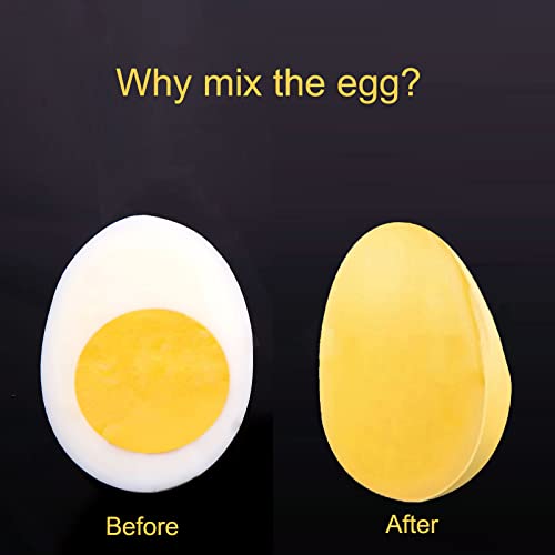 SQRMINI Electric Egg Spinner, Eggs Yolk White Mixer, Egg Whisk Kitchen Gadgets, Portable/Rechargeable Mix Egg in Shell Golden Egg Maker