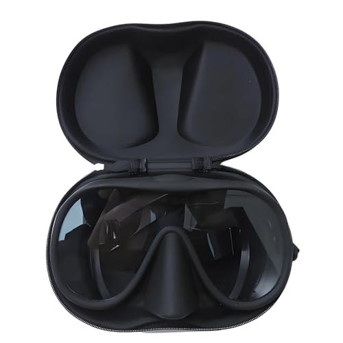 Gafas de buceo sin empañamiento de visión amplia y liberación rápida con estuche rígido