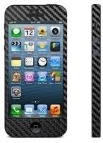 Black Carbon Fiber Skin Full Body Sticker For iPhone 5