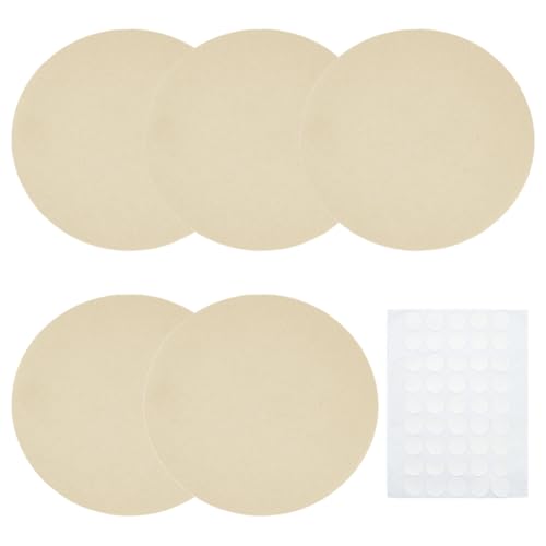 PH PandaHall 5pcs Lamp Shade Diffuser Fabric Lamp Shade Replacement with 50pcs Plastic Stickers Dazzling Proof Lampshades Spotlight Lamps Covers for Pendants Photography Light Downlight 6.3 Inch