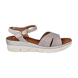 Lince 22909| Sandalia Tira Tobillo | Piso Cuña Goma | Plantilla Gel | Hechas en España