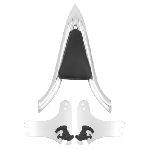 HDBUBALUS Motorcycle Sissy Bar Passenger Assembled Backrest Fit for Harley Touring Road King Road Glide Street Glide Electra Glide (Chrome, 19 inch-for Touring 97-08) by HDBUBALUS - Used condition - Image 5