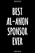 Best Al-Anon Sponsor Ever: 6x9 120 Page Lined Composition Notebook Sobriety Alanon Gift