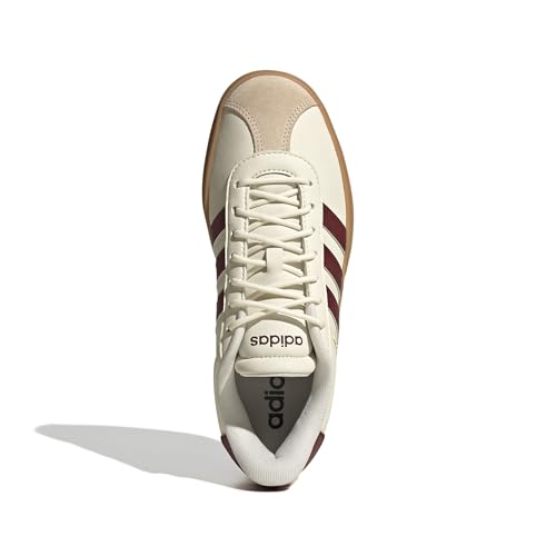 Image of adidas Womens Vl Court Bold Lace Up Sneakers Shoes Casual - Pink