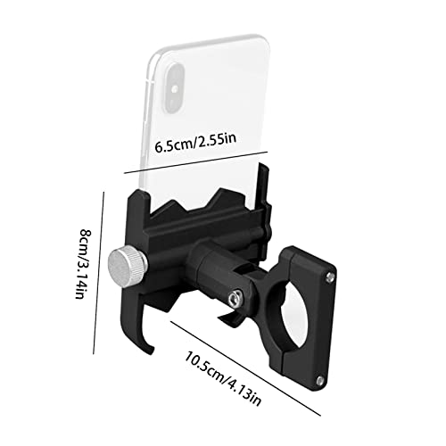 Suporte de telefone para motocicleta,Suporte giratório para telefone de bicicleta de liga de alumíni