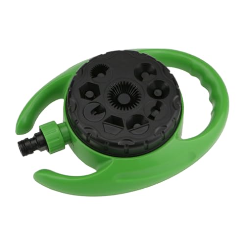 Sistema de riego de jardín - Pulverizador oscilante para patio | Irrigador de rotación de césped | Boquilla de agua ajustable | Equipo de pulverización de 360° | Cabezal de aspersor multimodo |