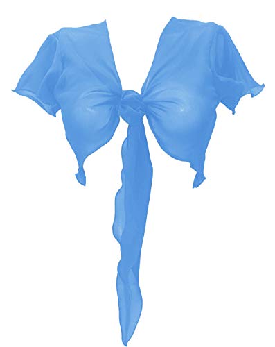 Image of Indian Trendy Women's Chiffon Short Sleeve Tie Top Choli Blouse Belly Dance Gypsy Tie Front Cardigan Tops