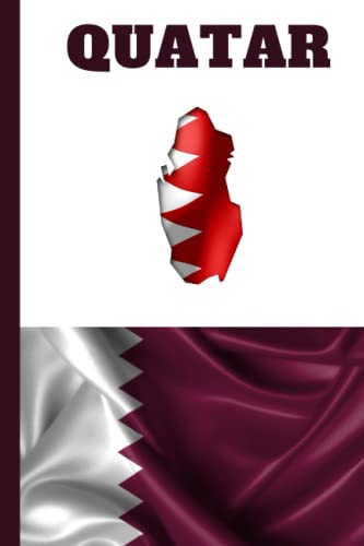 Quatar: Cadeau idéal pour les quataris et tous les amis du Quatar. Carnet de notes à remplir