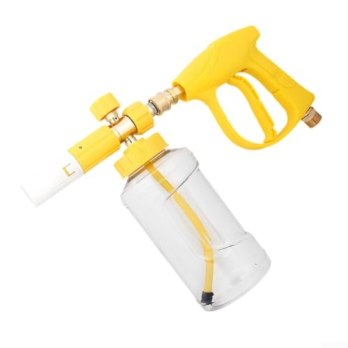 Botella dispensadora de jabón regulable con generador de espuma de cobre de alta presión 1/4 2