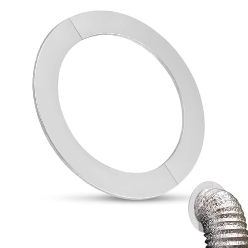 yotutun Collares de Tubería, DN 160 mm Rosetón de tubería de calefacción acero inoxidable Split Two Piece cubierta de tubería de calefacción Rosetas Cromadas Para Duchas, TuberíAs, Grifos, PlomeríA